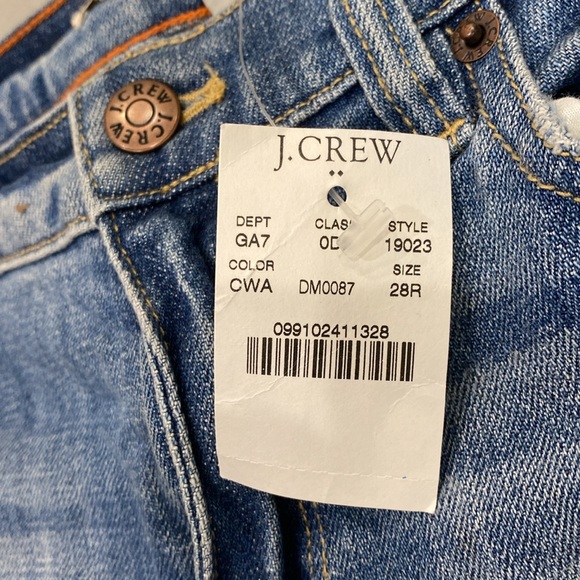JCrew NWT jeans size 28R - Picture 3 of 8